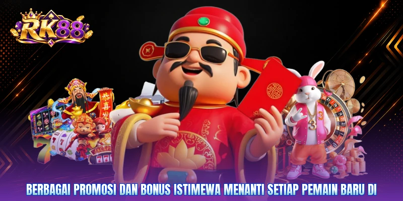 Berbagai promosi dan bonus istimewa menanti setiap pemain baru di