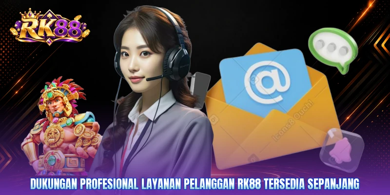 Dukungan profesional layanan pelanggan RK88 tersedia sepanjang