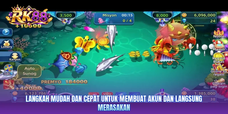 Langkah mudah dan cepat untuk membuat akun dan langsung merasakan