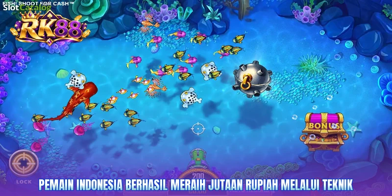Pemain Indonesia berhasil meraih jutaan rupiah melalui teknik