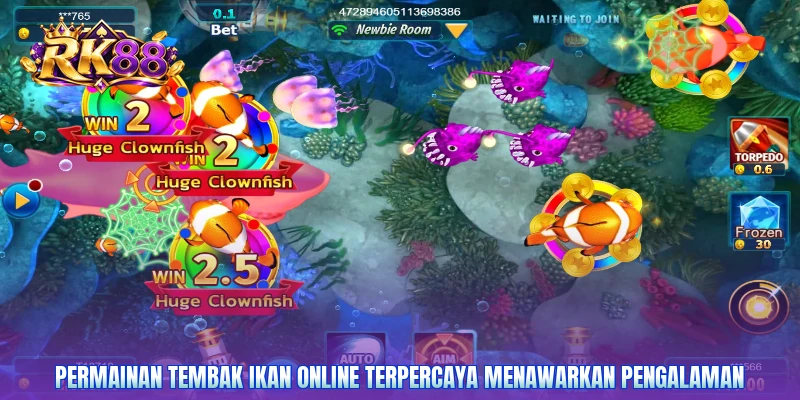 Permainan tembak ikan online terpercaya menawarkan pengalaman