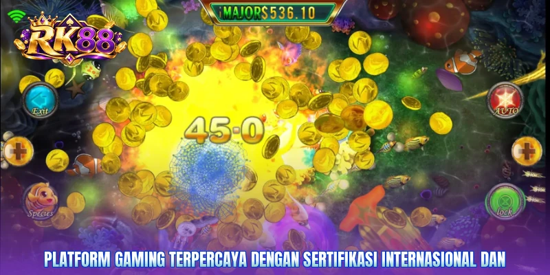 Platform gaming terpercaya dengan sertifikasi internasional dan