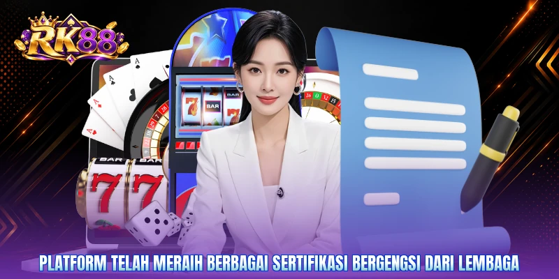 Platform telah meraih berbagai sertifikasi bergengsi dari lembaga